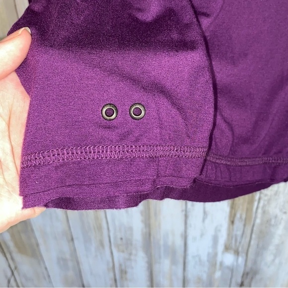 Converse Purple Henley - Picture 5 of 5